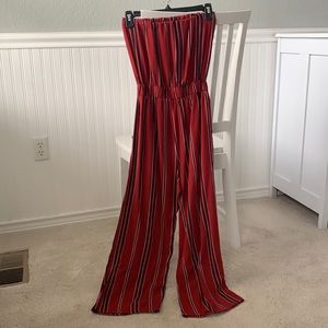 Tilly’s (Size S) Striped Jumpsuit